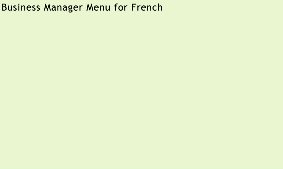 Business Manager - Französisch